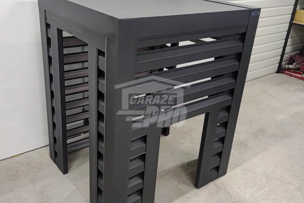 Ogłoszenie - Osłona klimatyzatora - pompy ciepła 100x60x120 cm antracyt - niepełna zabudowa GP536 - Chełm - 2 350,00 zł