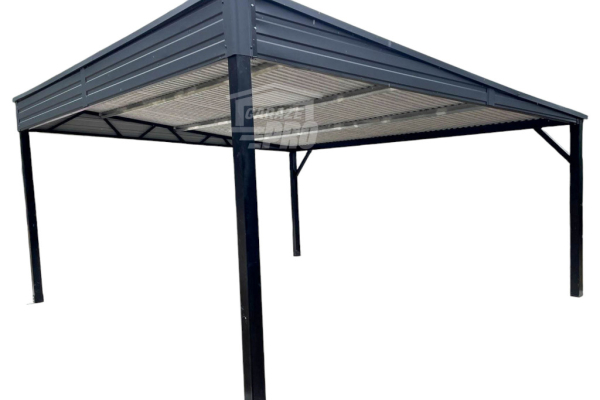 Ogłoszenie - Wiata samochodowa CarPort 6x5,8m - antracyt - dach spad w tył GP487 - Opole - 12 800,00 zł
