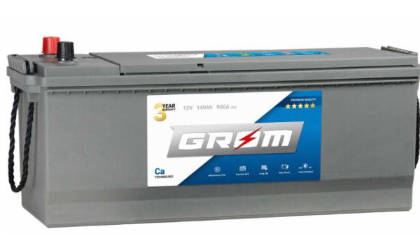 Ogłoszenie - Akumulator 140Ah 900A Grom Premium Lewy Plus - Kalisz - 750,00 zł