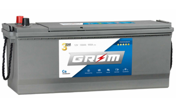 Ogłoszenie - Akumulator 150Ah 950A Grom Premium ze stopką Lewy Plus - Kalisz - 790,00 zł