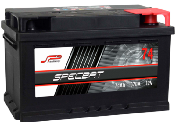 Ogłoszenie - Akumulator 74Ah 670A Specbat Prawy Plus niski - Kalisz - 319,00 zł