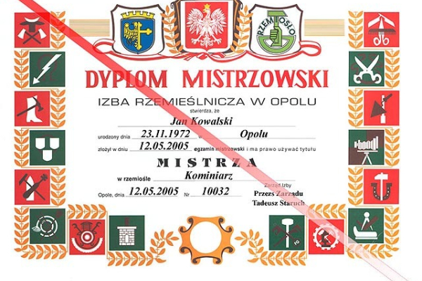 Ogłoszenie - Wystawie dyplom mistrzowski Wystawie świadectwo zawodowe , Wystawie świadectwo czeladnicze - Poznań - 950,00 zł