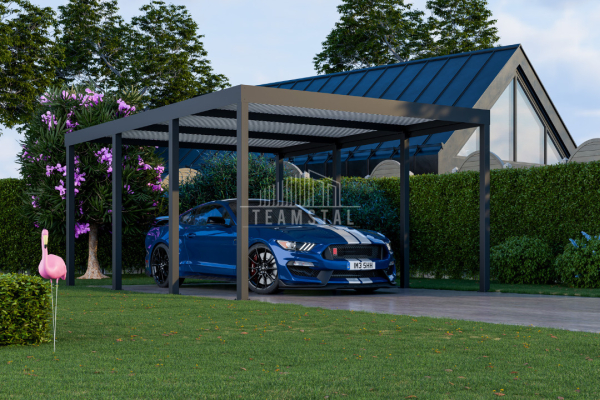 Ogłoszenie - CarPort PREMIUM - Wiata samochodowa 4x5 Antracyt - TS1041 - Kłodzko - 9 990,00 zł
