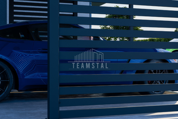 Ogłoszenie - CarPort PREMIUM - Wiata samochodowa 5x5 Antracyt Zabudowa - TS1043 - Jaworzno - 11 790,00 zł