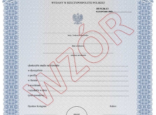 Ogłoszenie - Dyplomy kolekcjonerskie opinie Kupię dyplom ukończenia studiów - Żagań - 950,00 zł