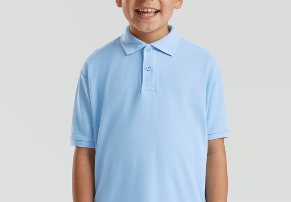 Ogłoszenie - Dziecięca koszulka polo błękitna Fruit Of The Loom - Ursynów - 38,90 zł