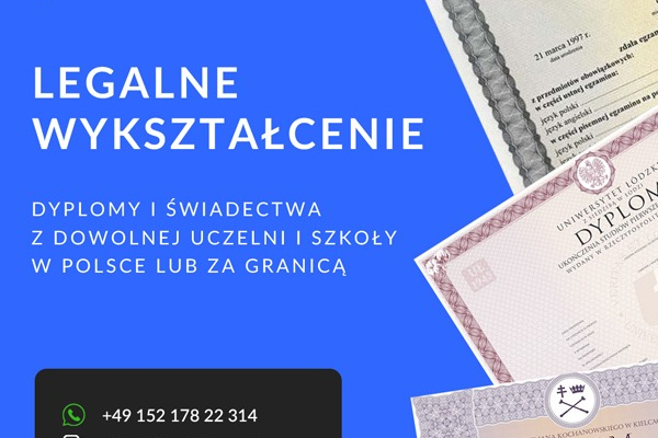 Ogłoszenie - Gdzie kupić maturę Matura z wpisem do CKE - Olsztyn - 950,00 zł