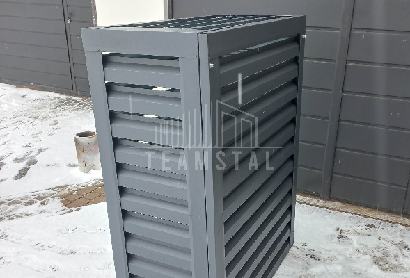 Ogłoszenie - Osłona pompy ciepła 90x40x140 cm antracyt TS573 - Płock - 2 100,00 zł