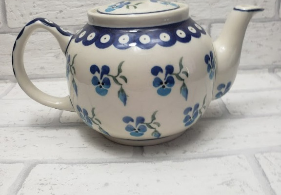 Ogłoszenie - Ceramiczny czajnik – dekor 890 | Bolesławiec 1L - Bolesławiec - 145,00 zł