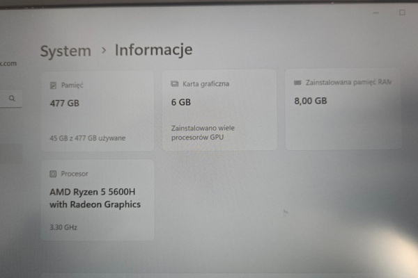 Ogłoszenie - Laptop Lenovo IDP Gam 3 - Warszawa - 1 500,00 zł