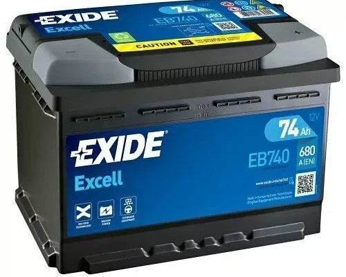 Ogłoszenie - Akumulator 74Ah 680A Exide Excell / DARMOWY DOWÓZ - Tychy - 359,00 zł