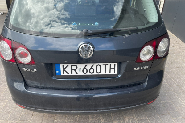 Ogłoszenie - Syndyk sprzeda samochód Volkswagen Golf z 2006 roku - Kraków - 10 000,00 zł