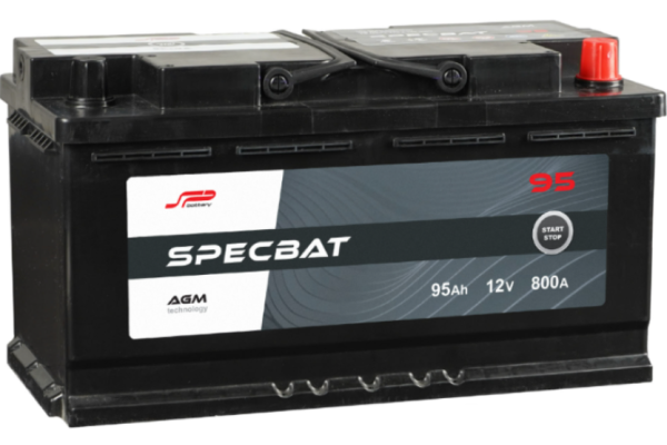Ogłoszenie - Akumulator 95Ah 800A Specbat Agm Start&Stop. Zdjęcie 1
