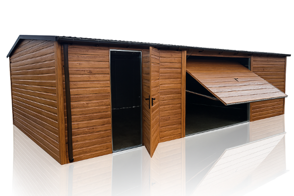Ogłoszenie - Garaż Blaszany 8x5m Dach Dwuspadowy Złoty Dąb PREMIUM Montaż Gratis - Piła - 14 900,00 zł