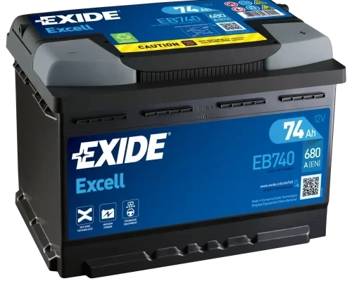 Ogłoszenie - Akumulator 74Ah 680A Exide Excell PRAWY PLUS DARMOWY DOWÓZ - Radom - 359,00 zł