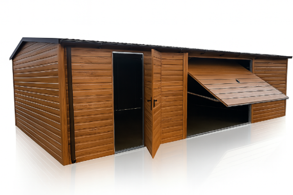 Ogłoszenie - Garaż Blaszany 8x5m Dach Dwuspadowy Złoty Dąb PREMIUM Montaż Gratis - Piła - 14 900,00 zł