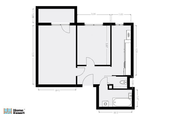 Ogłoszenie - 2pok, 53met, Okolice Dubois BALKON/PIWNICA/WINDA (Wrocław) - Wrocław - 678 000,00 zł