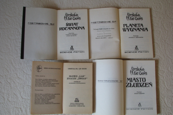 Ogłoszenie - Ursula K. Le Guin, cykl Ekumena 4 tomy, Wydanie I - Wieliczka - 69,00 zł