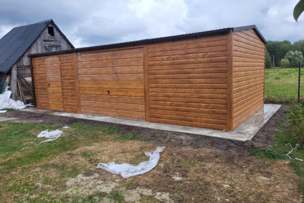 Ogłoszenie - Garaż Blaszany 8x5m Dach Dwuspadowy Złoty Dąb PREMIUM Montaż Gratis - Piła - 14 900,00 zł