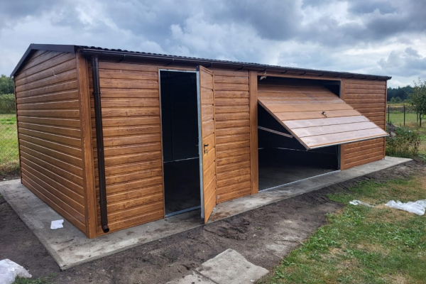 Ogłoszenie - Garaż Blaszany 8x5m Dach Dwuspadowy Złoty Dąb PREMIUM Montaż Gratis - Piła - 14 900,00 zł