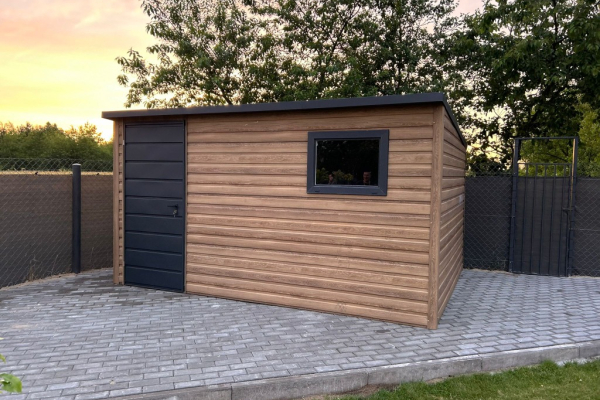 Ogłoszenie - Domek Schowek Ogrodowy PREMIUM 4x2 drewnopodobny spad na tył - Stargard - 4 250,00 zł