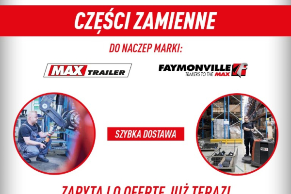 Ogłoszenie - Części do naczep FAYMONVILLE & MAX TRAILER - 0,01 zł