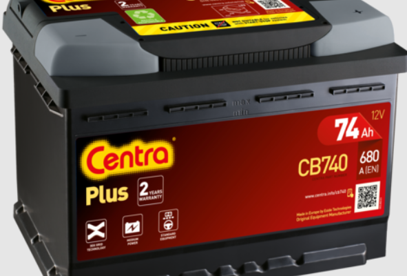 Ogłoszenie - Akumulator Centra PLUS CB740 74Ah 680A – DARMOWY DOWÓZ I WYMIANA. Zdjęcie 1
