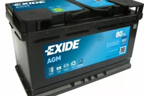 Ogłoszenie - Akumulator 80Ah 800A Exide AGM EK800 EN-DARMOWY DOWÓZ - Płock - 685,00 zł