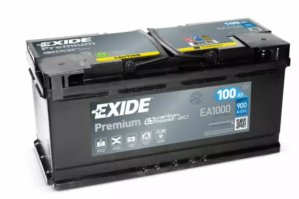 Ogłoszenie - Akumulator 100Ah 900A EA1000 EN Exide Premium-DARMOWY DOWÓZ. Zdjęcie 1