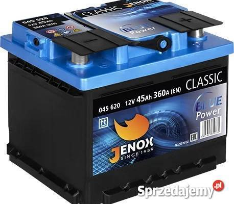 Ogłoszenie - Akumulator 45Ah 360A Jenox Classic DARMOWY DOWÓZ - Radom - 270,00 zł