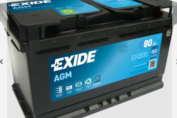Ogłoszenie - Akumulator 80Ah 800A Exide Agm Start&Stop  - Darmowy Dowóz i Wymiana - Kalisz - 685,00 zł