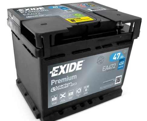 Ogłoszenie - Akumulator 47Ah 450A Exide Premium  - Darmowy Dowóz i Wymiana - Kalisz - 255,00 zł