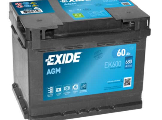 Ogłoszenie - Akumulator 60Ah 680A Exide Agm Start&Stop   - Darmowy Dowóz i Wymiana - Kalisz - 515,00 zł
