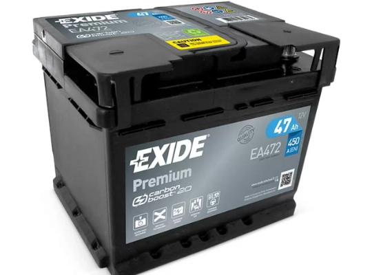 Ogłoszenie - Akumulator 47Ah 450A Exide Premium P+  - Darmowy Dowóz i Wymiana. Zdjęcie 1