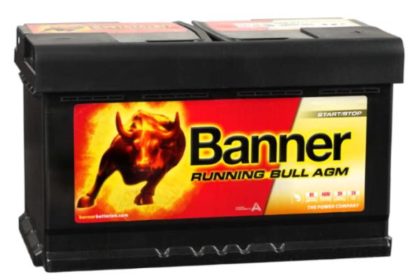 Ogłoszenie - Akumulator 80Ah 800A Banner Running Bull 58001 Agm  - Darmowy Dowóz i Wymiana. Zdjęcie 1