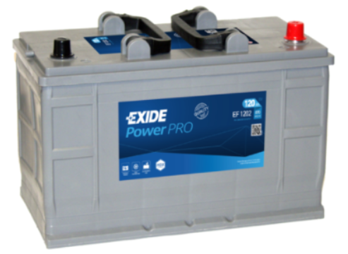 Ogłoszenie - Akumulator 120Ah 870A Exide Power Pro - Darmowy Dowóz i Wymiana. Zdjęcie 1