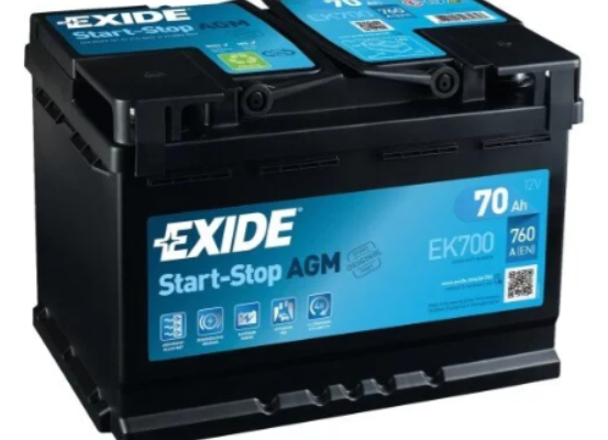 Ogłoszenie - Akumulator 70Ah 760A Exide Agm Start&Stop P+  - Darmowy Dowóz i Wymiana. Zdjęcie 1
