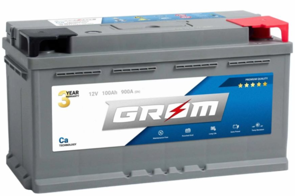 Ogłoszenie - Akumulator 100Ah 900A Grom Premium Prawy Plus  - Darmowy Dowóz i Wymiana. Zdjęcie 1