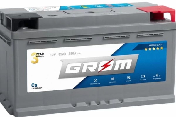Ogłoszenie - Akumulator 95Ah 850A Grom Premium Prawy Plus  - Darmowy Dowóz i Wymiana. Zdjęcie 1