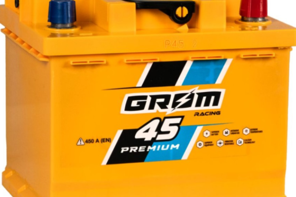 Ogłoszenie - Akumulator 45Ah 450A Grom Racing Prawy Plus  - Darmowy Dowóz i Wymiana. Zdjęcie 1