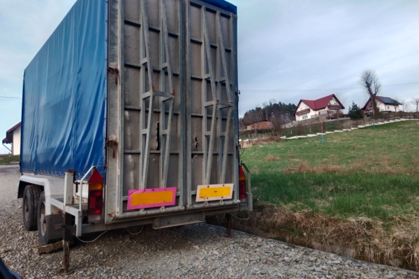 Ogłoszenie - Przyczepa 2-osiowa najazdowa SAM- DMC 6500kg. Zdjęcie 5