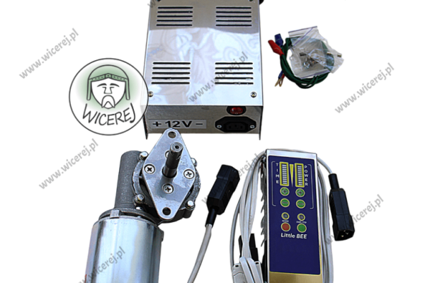 Ogłoszenie - Napęd elektryczny DC 12V/AC 220V ze sterownikiem do miodarek wirówek. Zdjęcie 1