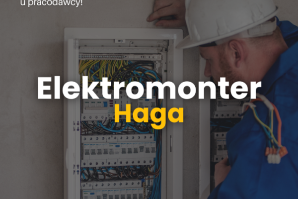 Ogłoszenie - Elektromonter (przemysłówka) - Haga, Holandia. Zdjęcie 1