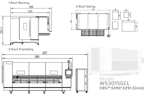 Ogłoszenie - Wycinarka Laserowa Fiber Ploter CNC 3015GCL Weni 3kW BOCI - Promocja!. Zdjęcie 4