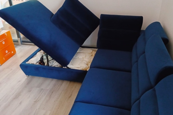Ogłoszenie - Narożnik Greco z funkcją spania – tkanina SOLO 263, strona lewa. Zdjęcie 2