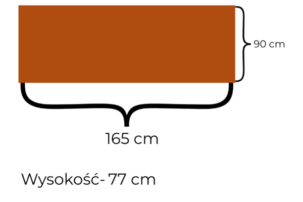 Ogłoszenie - Stół jadalniany HUD 2S HUDT403-D76 – 165×90 cm, dąb artisan/czarny mat. Zdjęcie 6
