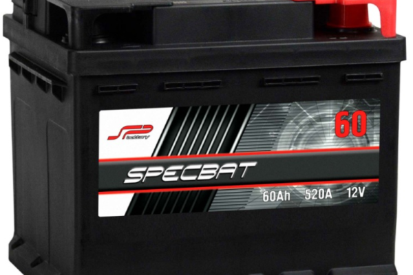 Ogłoszenie - Akumulator 60Ah 520A 12V SPECBAT Chopina 1 DARMOWA DOSTAWA. Zdjęcie 1