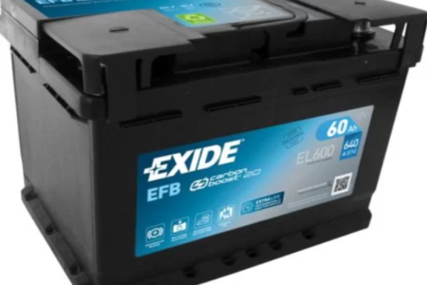 Ogłoszenie - Akumulator 60Ah 640A 12V Exide EL600 EFB CHOPINA 1 DARMOWA DOSTAWA. Zdjęcie 1