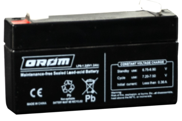 Ogłoszenie - Akumulator żelowy 1.2Ah 6V GROM AGM-DARMOWA DOSTAWA. Zdjęcie 1