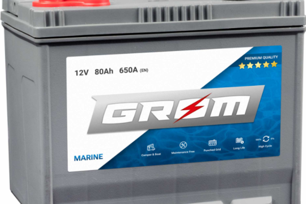 Ogłoszenie - AKUMULATOR 80Ah 650A GROM MARINE-DARMOWA DOSTAWA. Zdjęcie 1